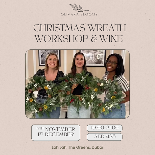 Festive Wreath Making Workshop with Drinks – Lah Lah's, The Greens