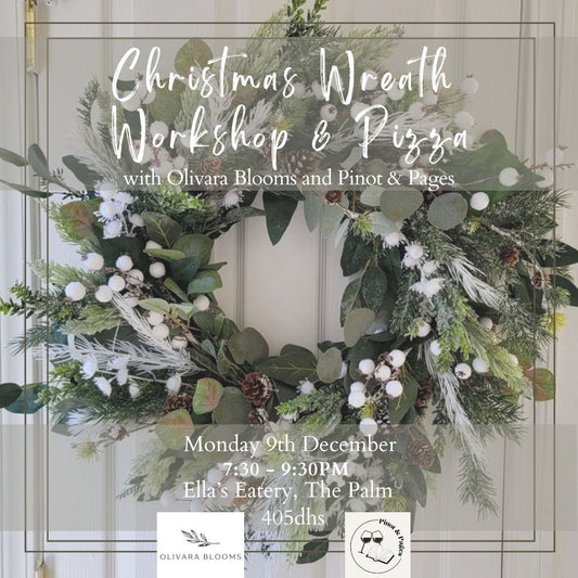 Ella's Eatery Wreath Workshop with Pinot & Pages